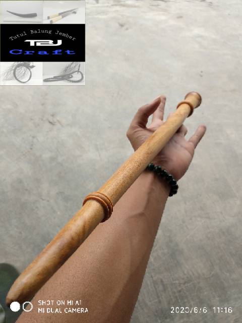 Tongkat komando kayu Cendana kraton TBJcraft