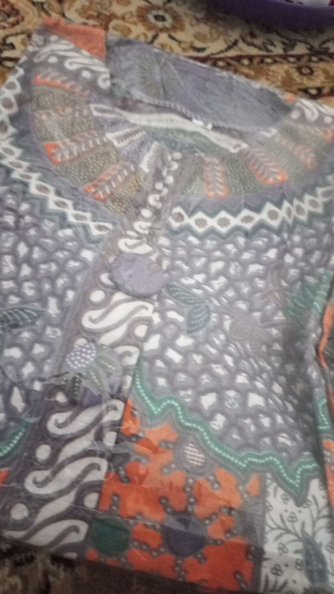 M-l-xl-xxl Batik Tunik Wanita Asj Sa Hrb026 Kenongo Pekalongan Sogan Tulis