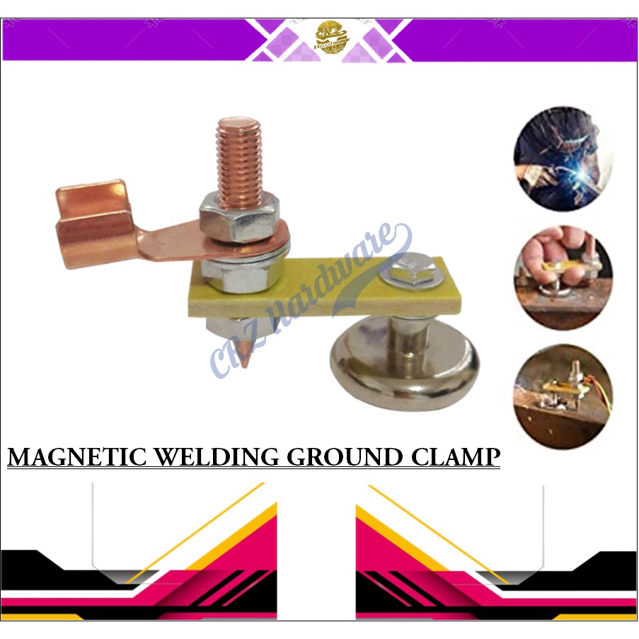 Magnet untuk Kabel Massa Mesin Travo Las Listrik Klem Tang Massa Las Listrik