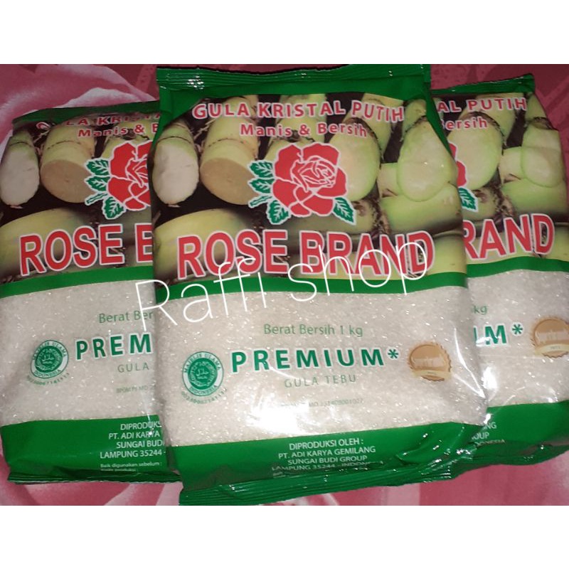 

Gula Rose Brand hijau kemasan 1 kg