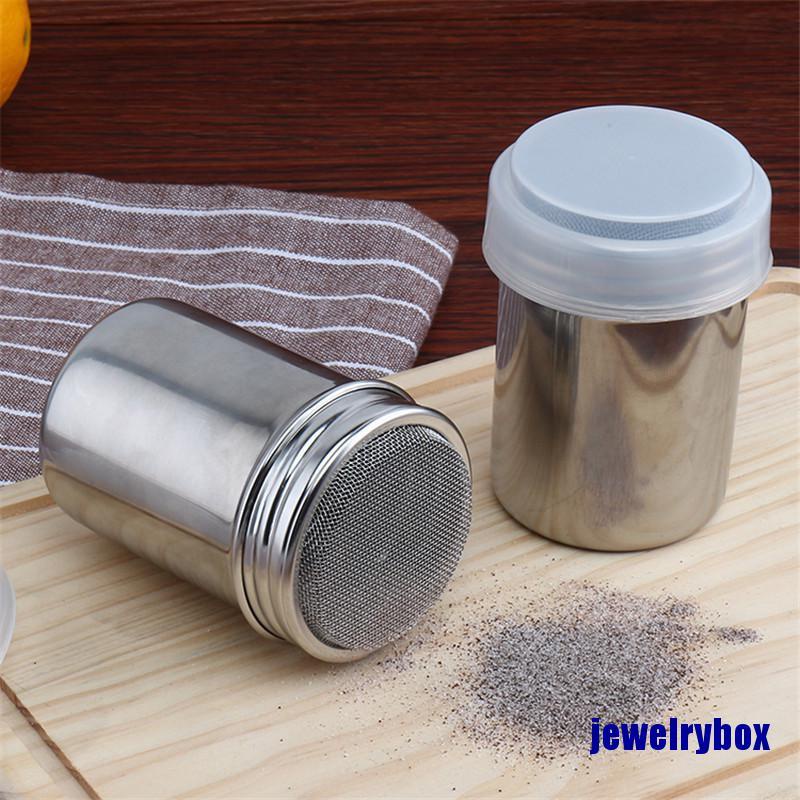 (Jewelrybox) Shaker / Ayakan Tepung / Coklat / Gula Icing / Kopi Bahan Stainless Steel