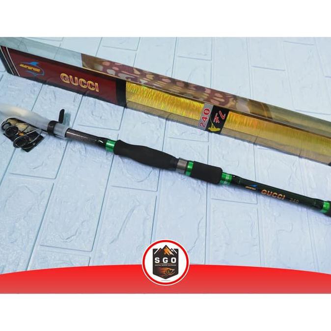 TERMURAH Joran Pancing Utecate Gucci 240 Cm Action Medium Fishing Rod