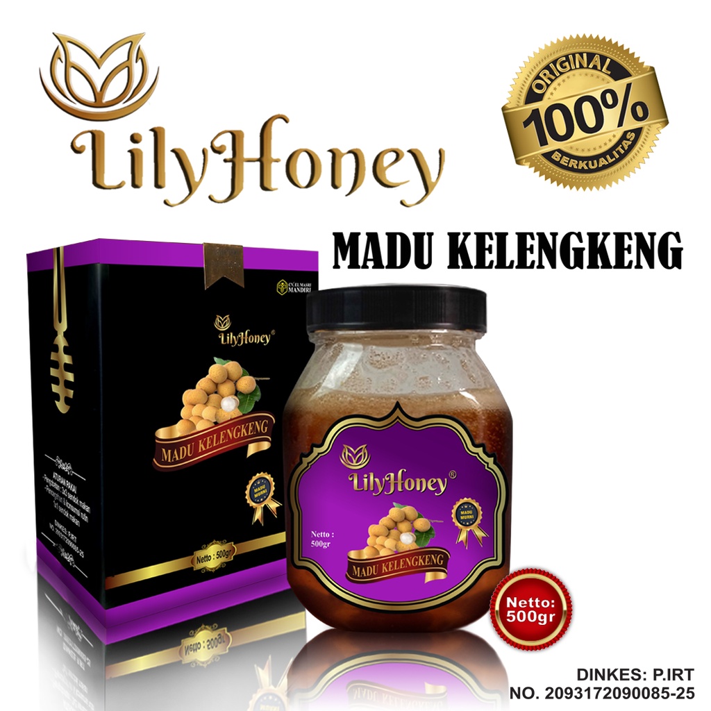 

JUAL MADU HEPATITIS / MADU MURNI LILY HONEY KELENGKENG MADU ASLI ELMASRI 500gr