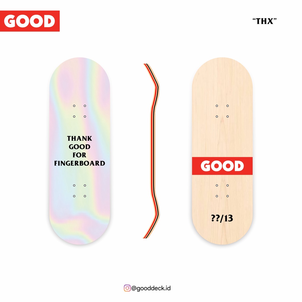 Jual Fingerboard Good Deck "Thx" Limited Edition Shopee Indonesia