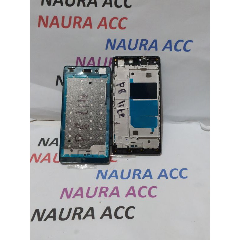 FRAME P8 LITE BAZEL BAZZEL BEZEL BEZZEL TULANG TENGAH TATAKAN LCD HUAWEI P 8 LITE