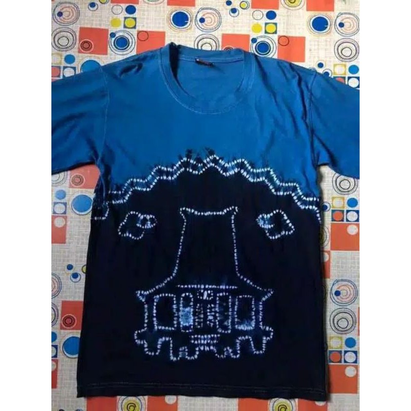 kaos sasirangan lengan pendek