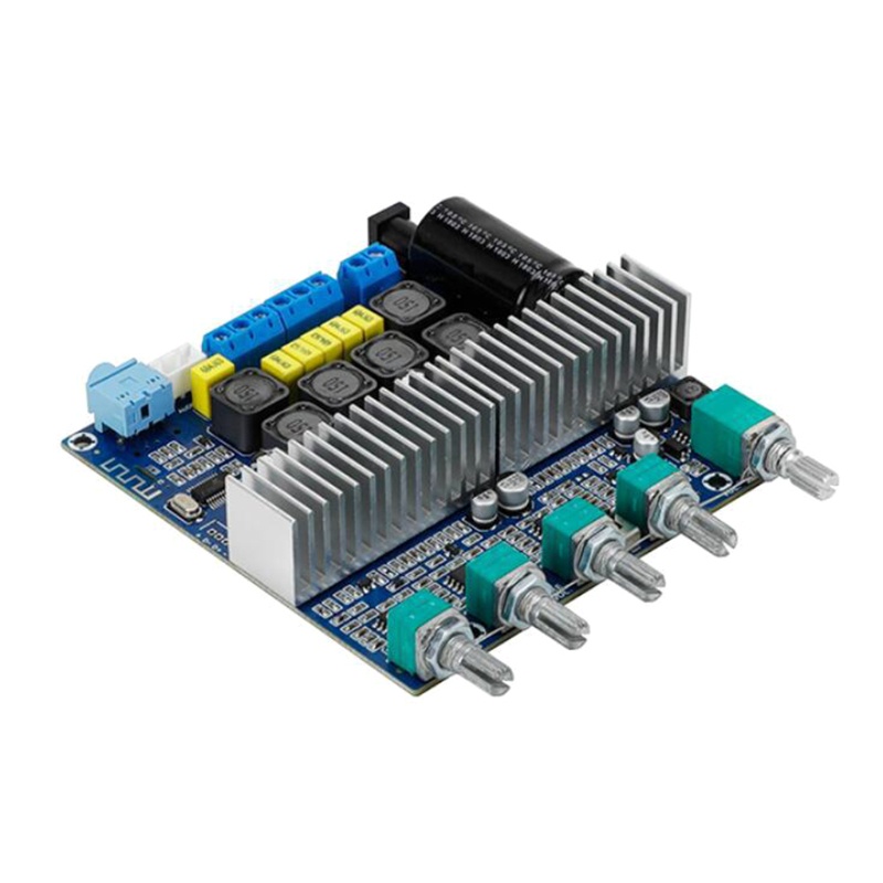Btsg Untuk DC 12-24V 2.1 Channel Mini Digital Amplifier Board 2x50w+100W BT-c