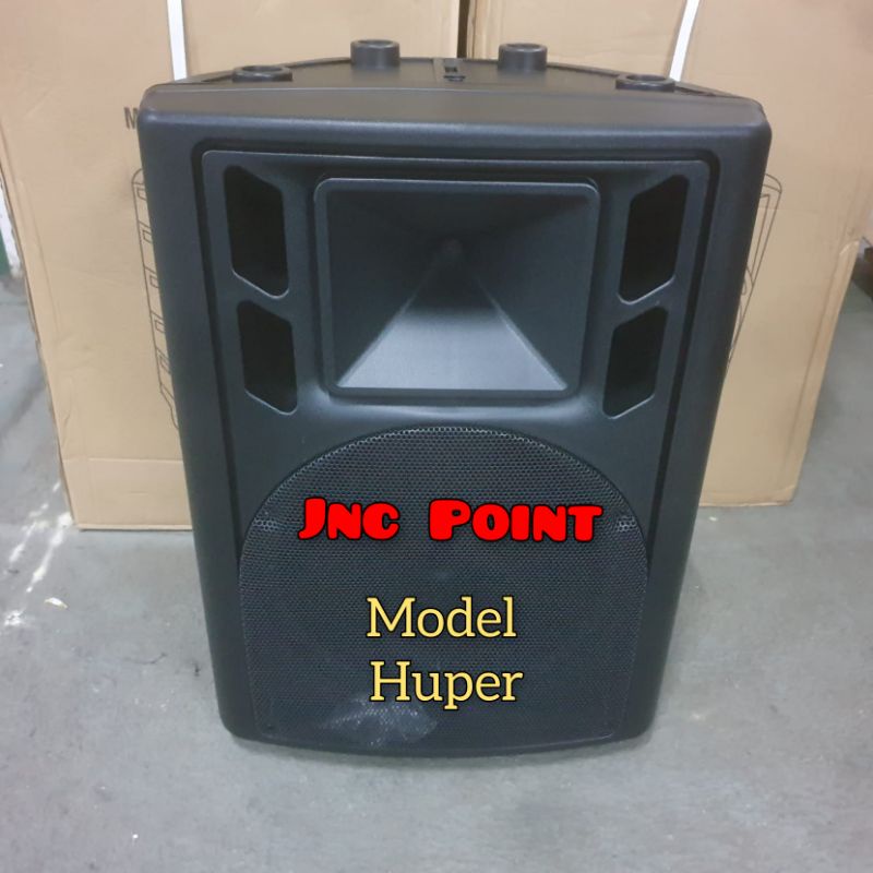 box speaker fiber plastik 12 inch model HUPER import/box kosong Huper 12inch