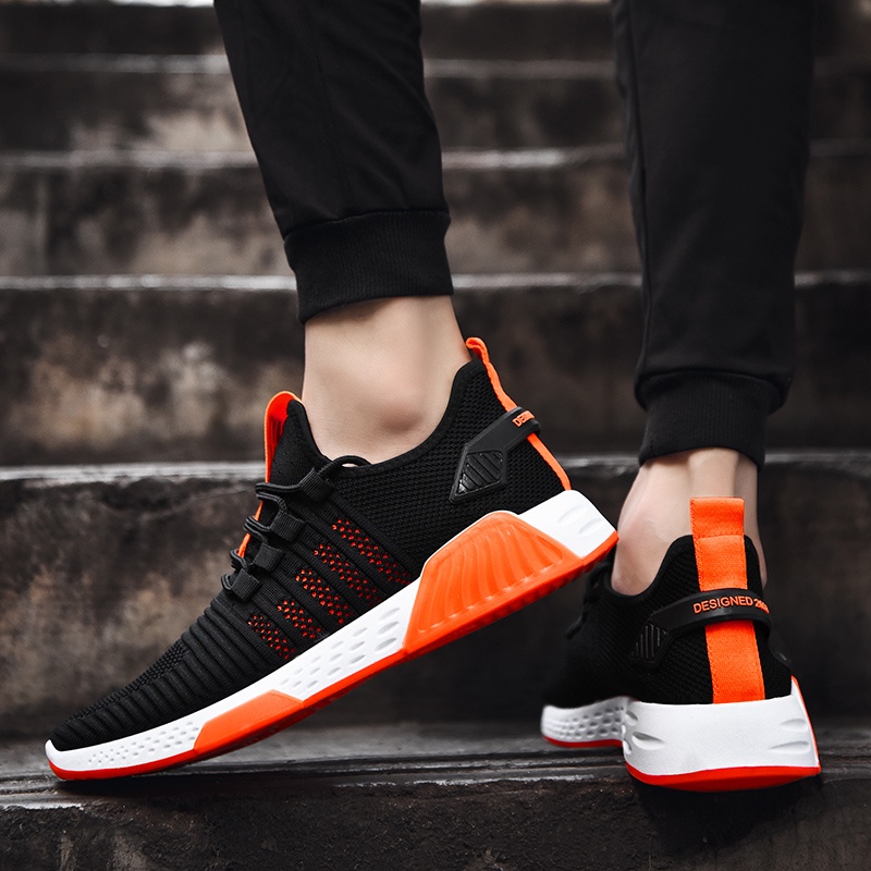 Leedoo Sepatu Sneakers Pria Sepatu Tali Kasual Fashion Running Sport Shoes Sepatu Olahraga MR128-7