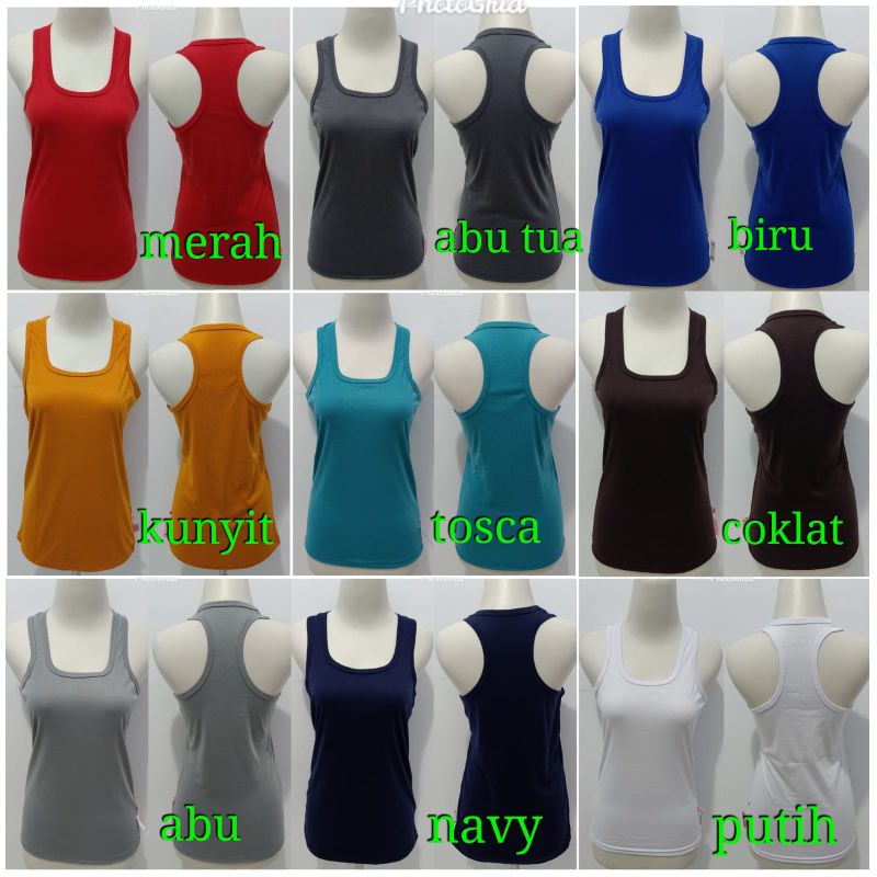 TANKTOP AGNES - TANKTOP KOREA - KAOS DALAMAN SUPER SOFT