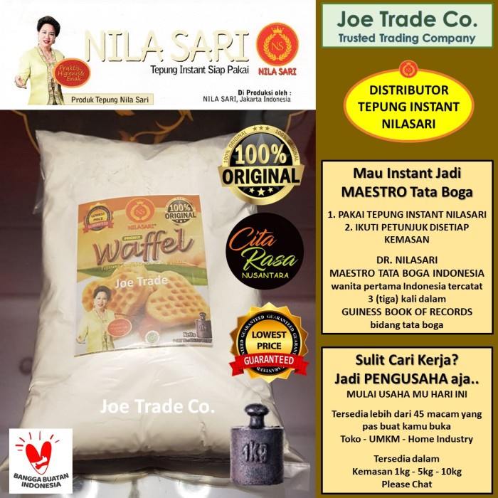

MURAH Tepung Waffel Instant Premix 1kg