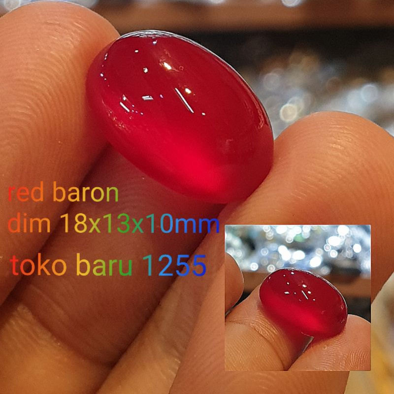 BATU AKIK CICIN RED BARON GIWANG