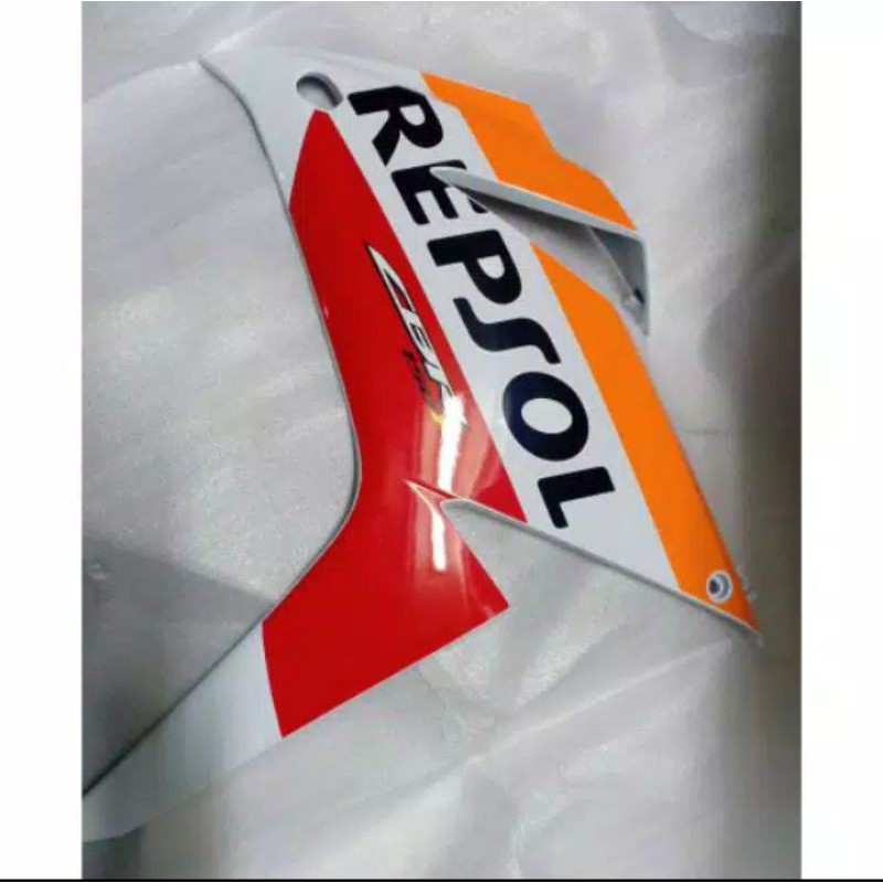 COVER SAYAP SAMPING KIRI CBR150R REPSOL FAIRING KIRI CBR150 R REPSOL ORIGINAL 64410K45N50ZA