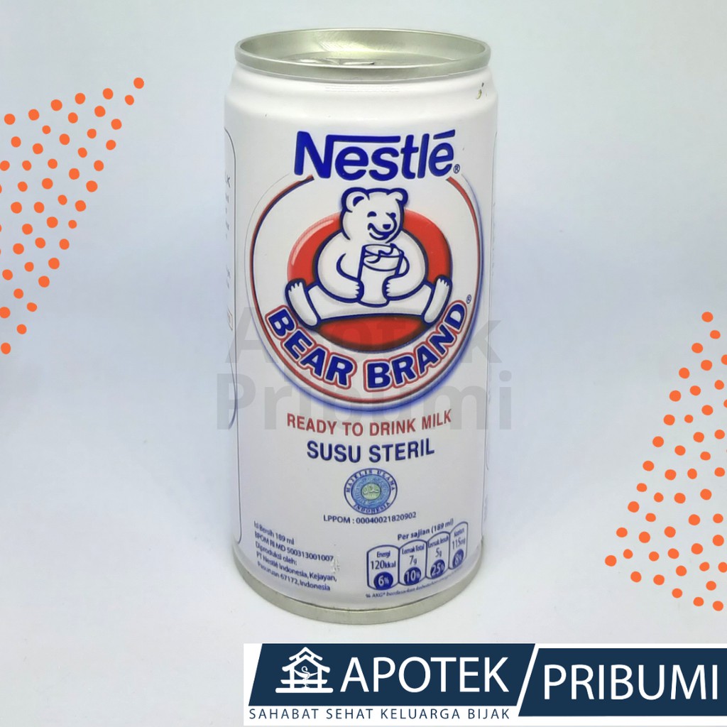 

BEAR BRAND SUSU STERIL 185 ML