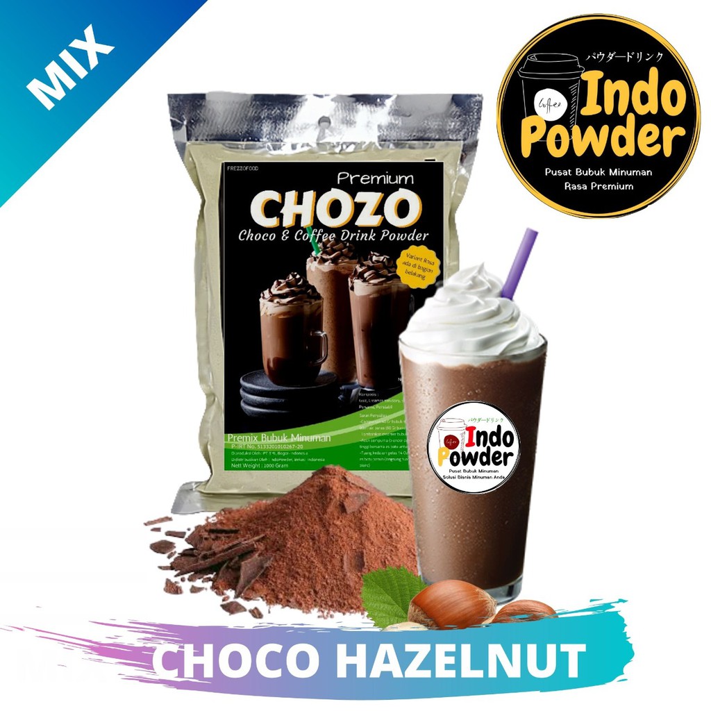 

INDOPOWDER MIX 500 G CHOCO HAZELNUT BUBUK MINUMAN