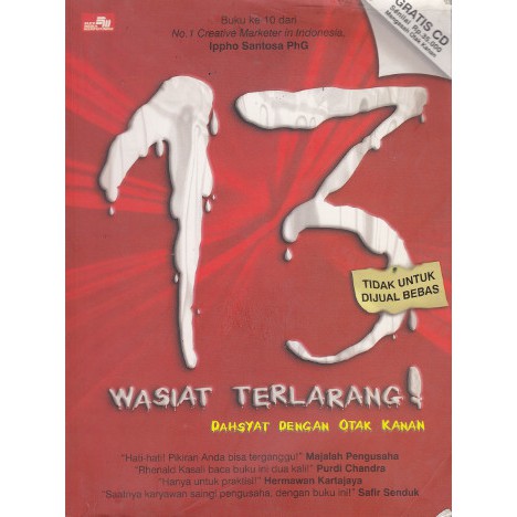 13 Wasiat Terlarang  Dahsyat Dengan Otak Kanan