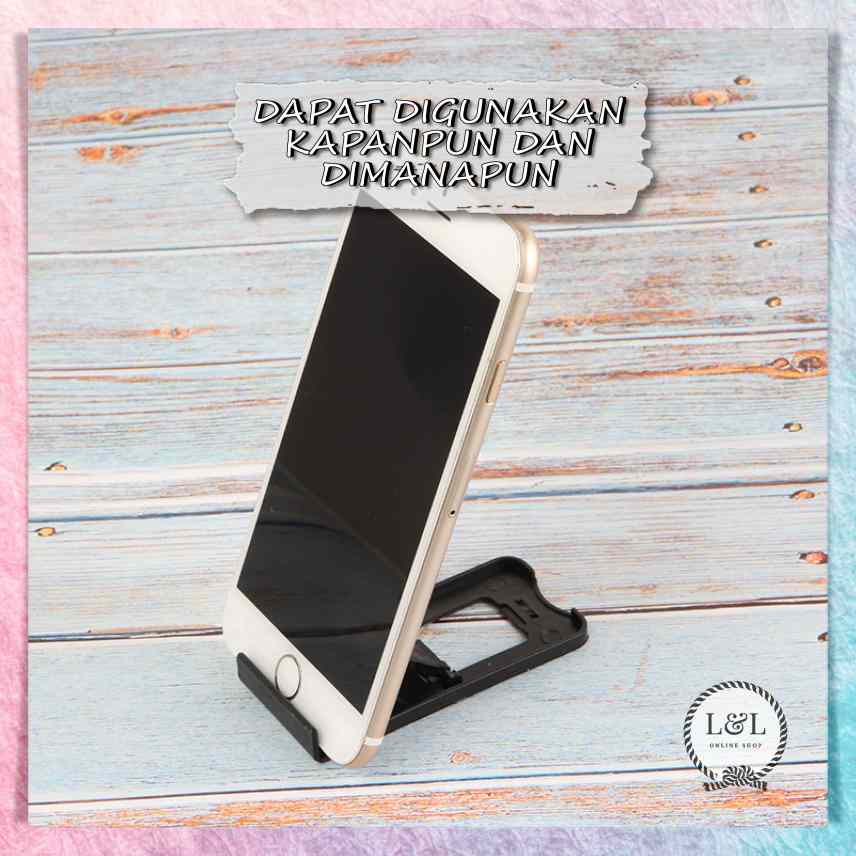 Stand Holder HP Handphone Tablet Phone Holder Dudukan Lipat HP Handphone Tablet Phone Stand HP Handphone Tablet Aksesoris HP Handphone Tablet Multi Stand HP Handphone Tablet Universal Dudukan Kursi HP Handphone Tablet