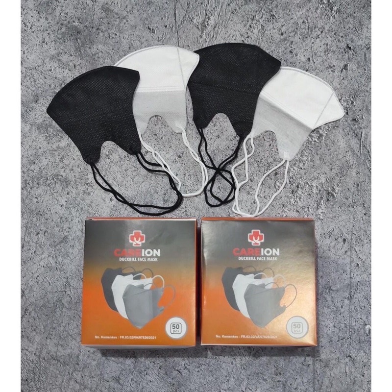 Masker Duckbill Hijab 3 ply isi 50 Pcs Masker Headlop