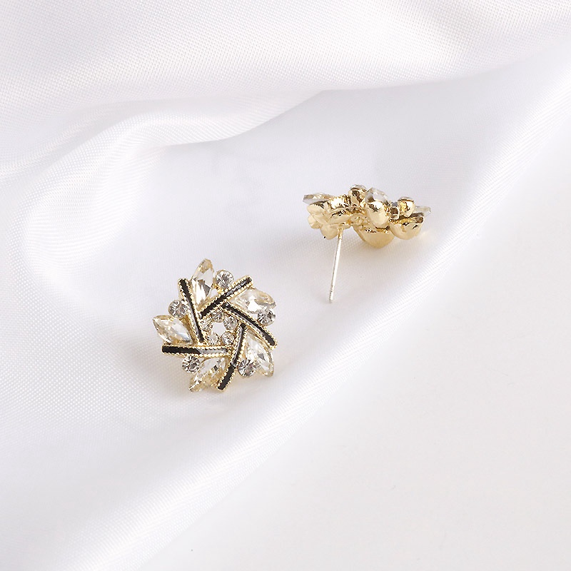 Anting Tusuk Gantung Sterling Silver 925 Desain Geometri Silang Gaya Korea Retro Untuk Wanita 2020