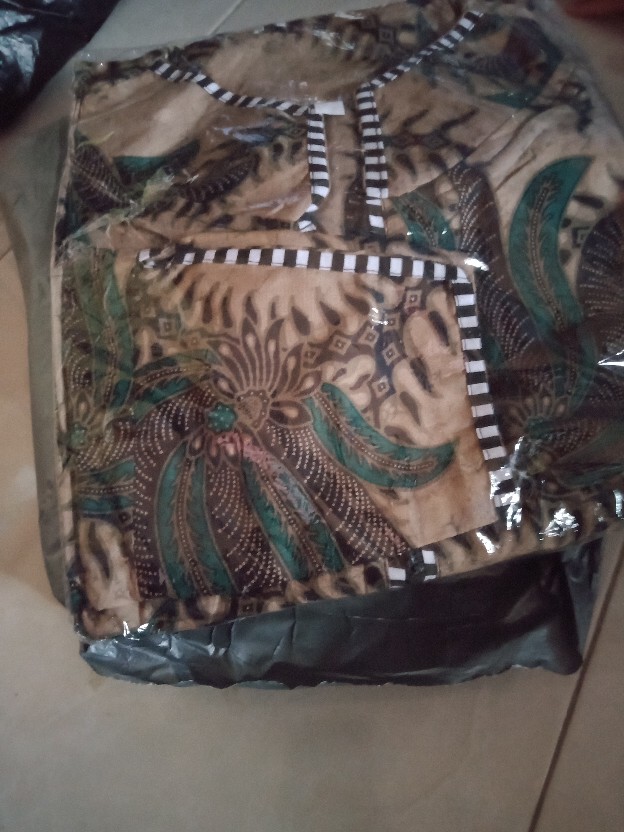 Atasan Batik Wanita Tunik Jumbo Zipper Modern Size M L Xl Xxl Xxxl