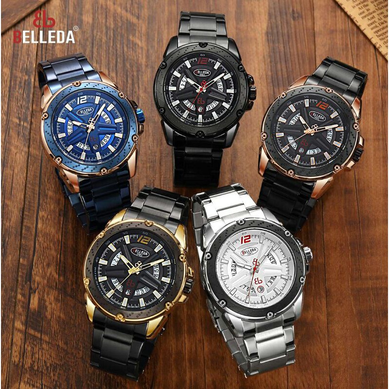 JAM TANGAN PRIA BELLEDA 9228 TERBARU CASUAL