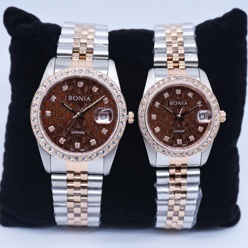 JAM TANGAN WANITA PRIA BONIA B 10550 SAPPHIRE PERMATA ORIGINAL GARANSI RESMI/JAM BONIA BNB 10550