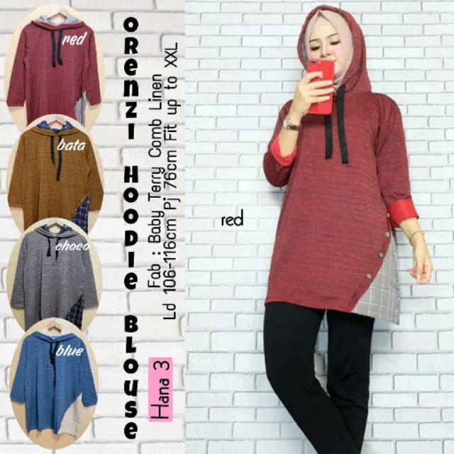 Orenzi Hoodie Blouse