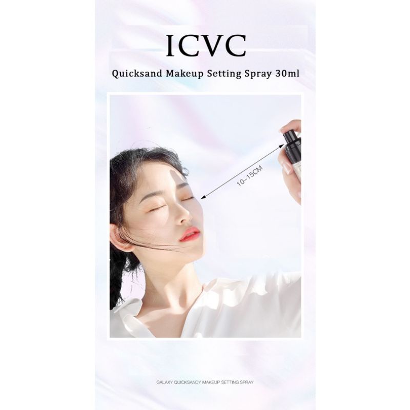 ICVC Makeup Spray Bottle 30ml | High Quality Long-lasting Water Resistant Makeup