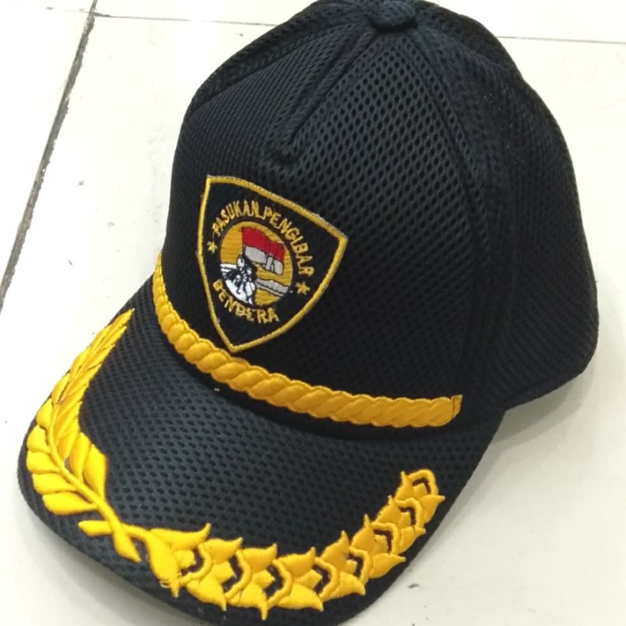 topi jaring paskibra