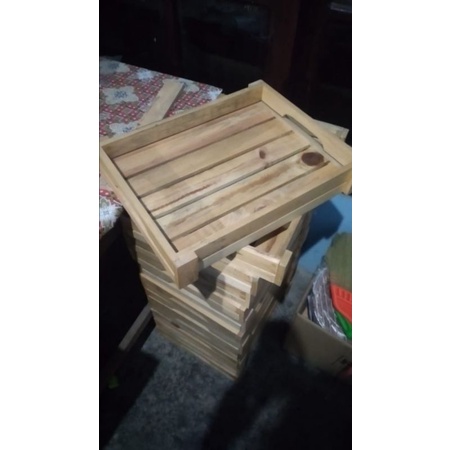 nampan kayu pinus/tray kayu pinus/tray roti kayu pinus/nampan roti kayu pinus uk 30×40