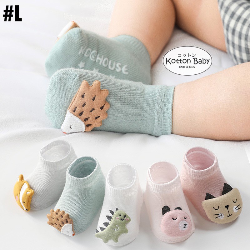 0-3 thn | KAOS KAKI BAYI ANAK IMPOR NEWBORN SOCKS LUCU KARAKTER KARTUN jczz catalog vol.L