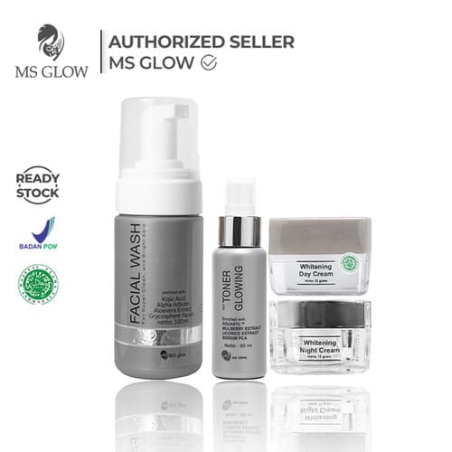 MS GLOW/ ms glow whitening series/MS GLOW PAKET WHITENING