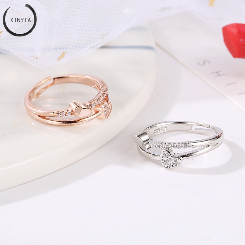 Versi Korea Dari Cincin Jantung Cincin Gelang Baru Cincin Disesuaikan Hidup