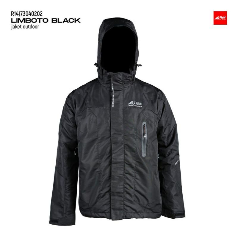 Jaket Gunung pria LIMBOTO BLK AREI OUTDOORGEAR - Jaket Parasut Gunung REI LIMBOTO BLK - Jaket Mendak