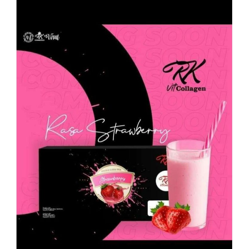RK VIT COLLAGEN STRAWBERRY [MINUMAN PEMUTIH]