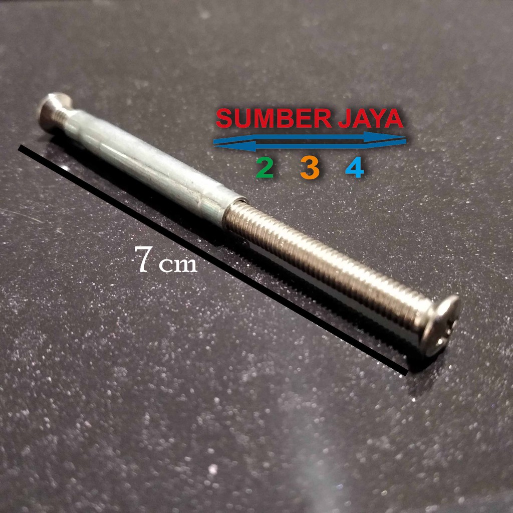 Baut Tembus / Sambung untuk handle pintu TERMURAH