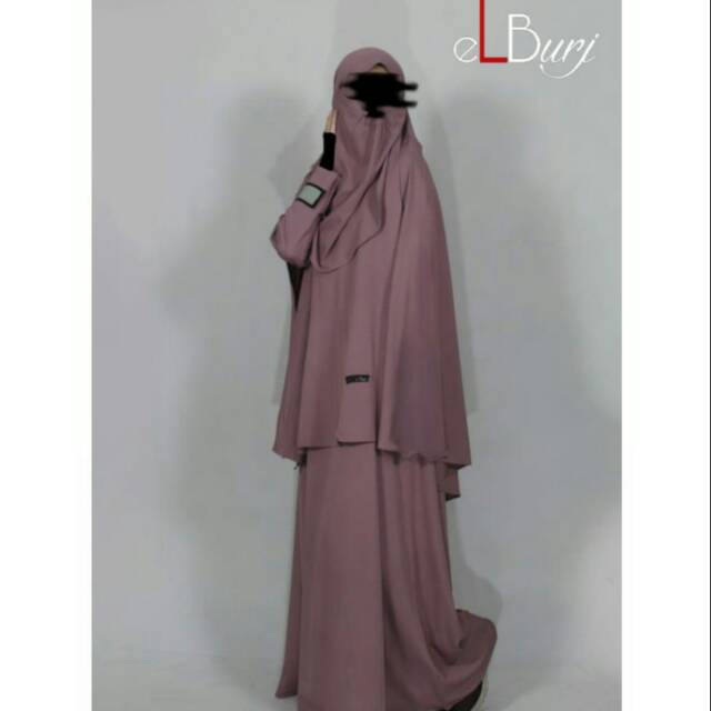 Gamis Ungu Syar'i Eksklusif Tanah Abang