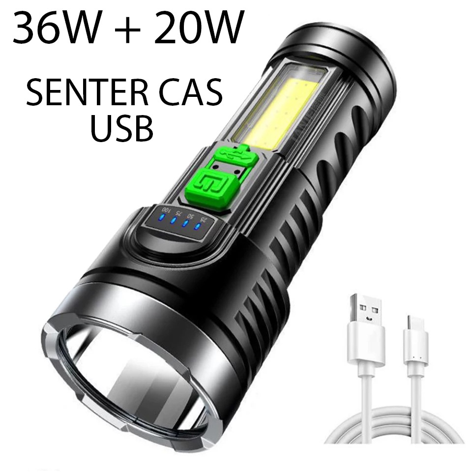 SENTER LED 36W + 20W / SENTER LED CHARGEABLE / SENTER CAS LED