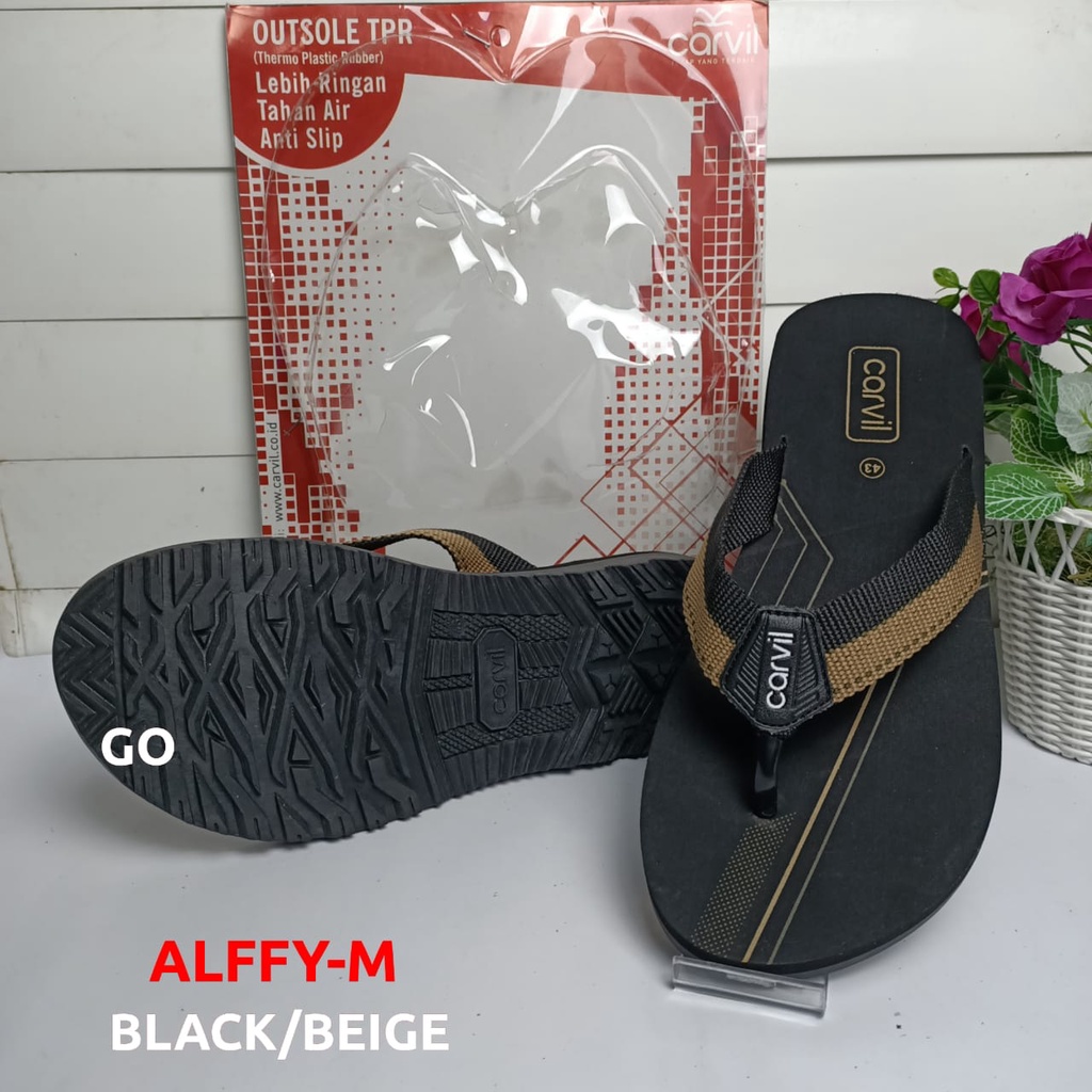 gos CC CARVIL ORIGINAL Sandal Jepit Pria CARVIL Sandal Jepit Cowok Anti Selip Anti Anti Air Ringan Awet Terbaru Ringan Awet