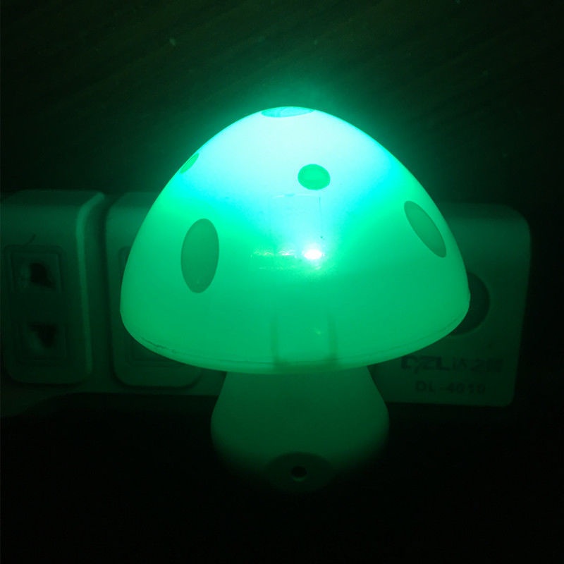 Lampu Tidur Led Bentuk Jamur Kartun Untuk Kamar Anak