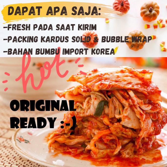 

kimchi spicy / kimchi pedas / kimchi halal / kimchi hot 1kg