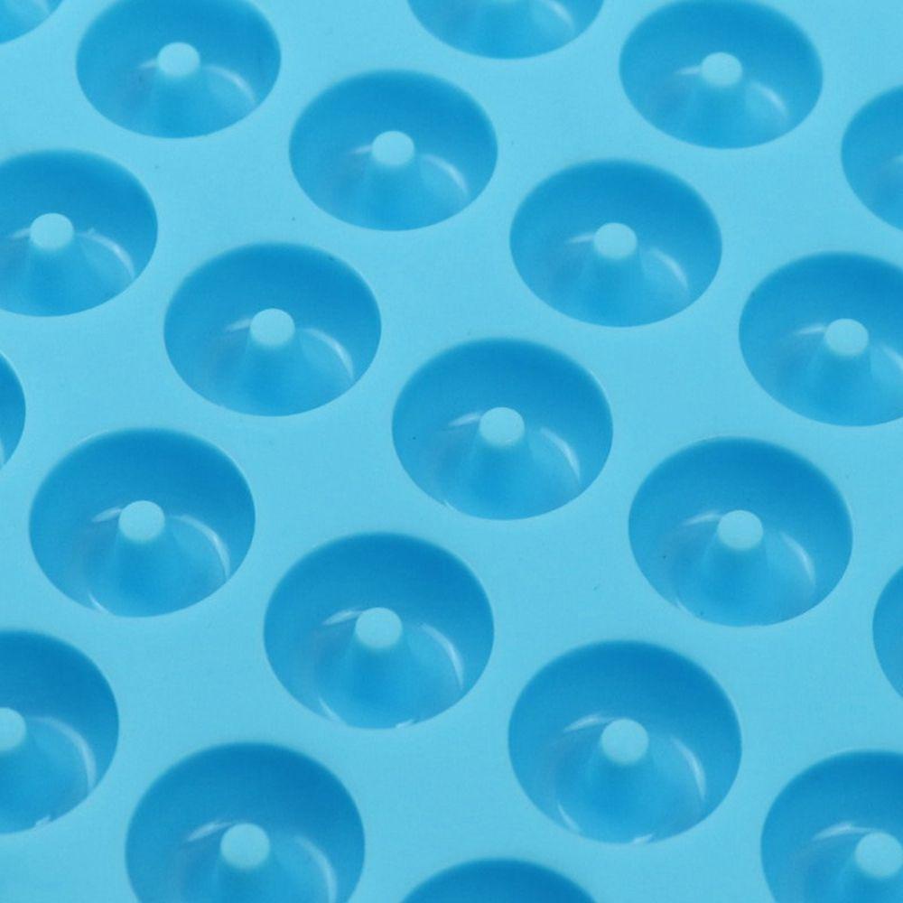 [Elegan] Cetakan Silikon Donat Mini DIY Dekorasi Alat Cetakan Dessert Aksesoris Dapur Baking Tray