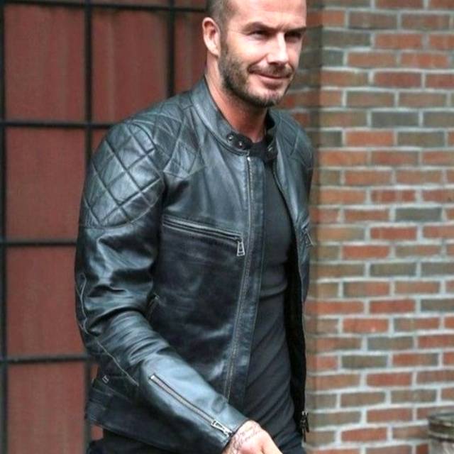 Jaket kulit pria /jaket kulit David Beckham /jaket kulit domba asli/jaket kulit bikers khas garut