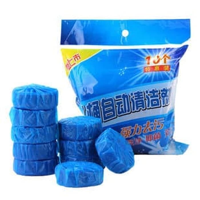 ( KJO ) Tablet Biru Pembersih toilet set (10pcs)