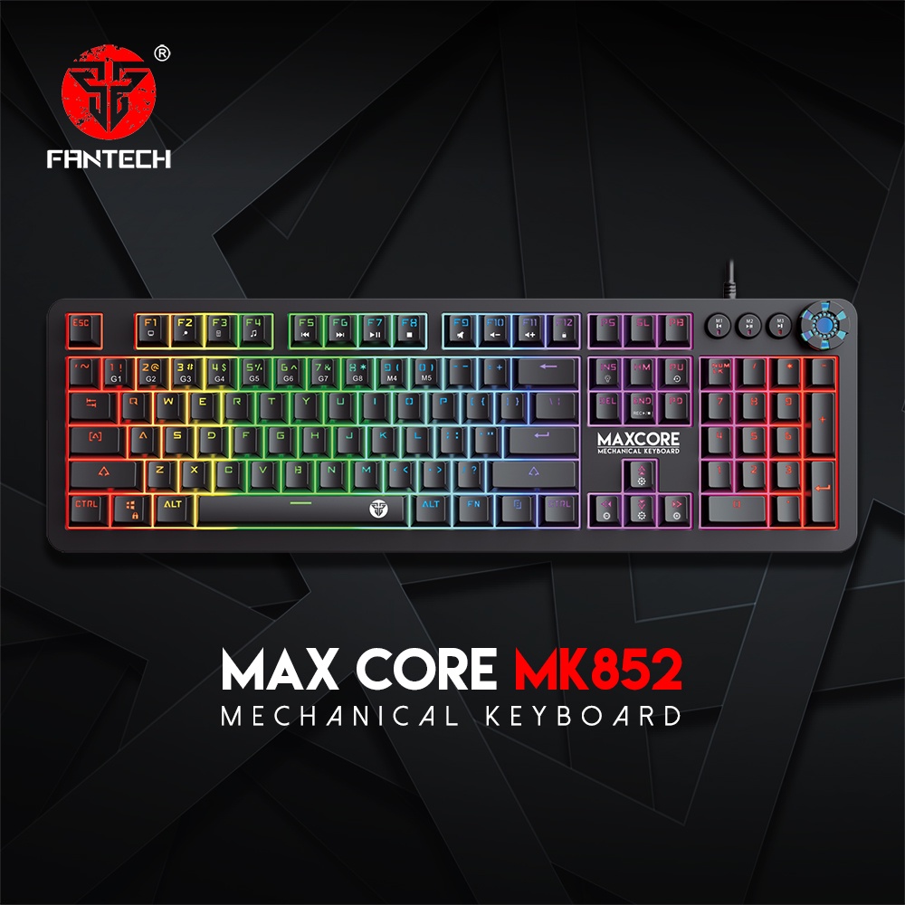 Fantech MK852 MAXCORE Mechanical Gaming Keyboard Garansi Resmi