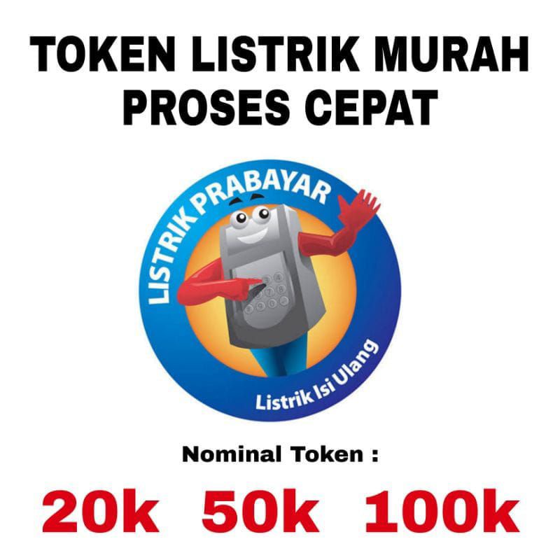 Token Listrik 20Rb 50Rb 100Rb