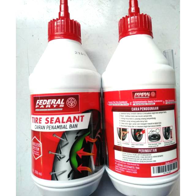 Cairan ban tubles anti ranjau asli federal 350 ml 100% original ..for all ban motor dan mobil