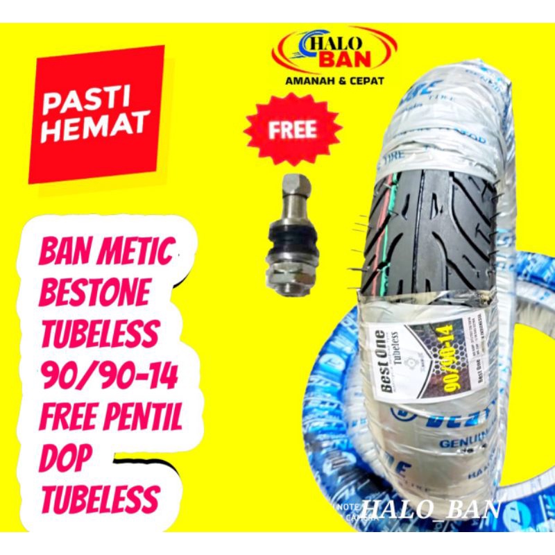 ban montor metic tubeless 90/90-14 ban metic ban honda beat vario mio xeon fino spacy spun ban ring 