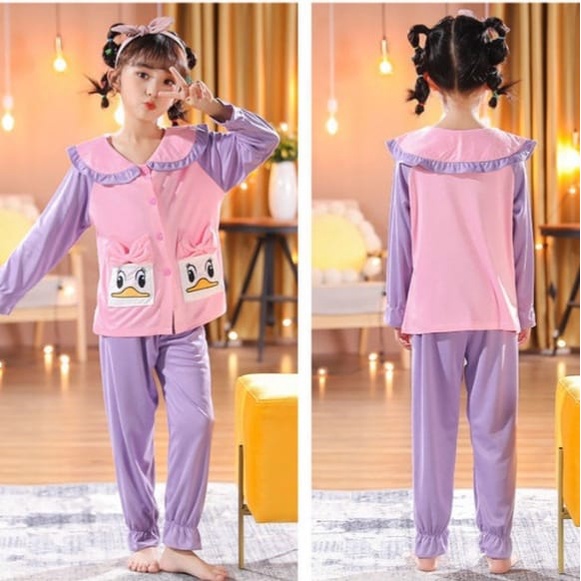 BAJUKIDDIE PIYAMA ANAK CEWEK CUTIE MOTIF LUCU KOREA IMPOR BAJU TIDUR ANAK PEREMPUAN