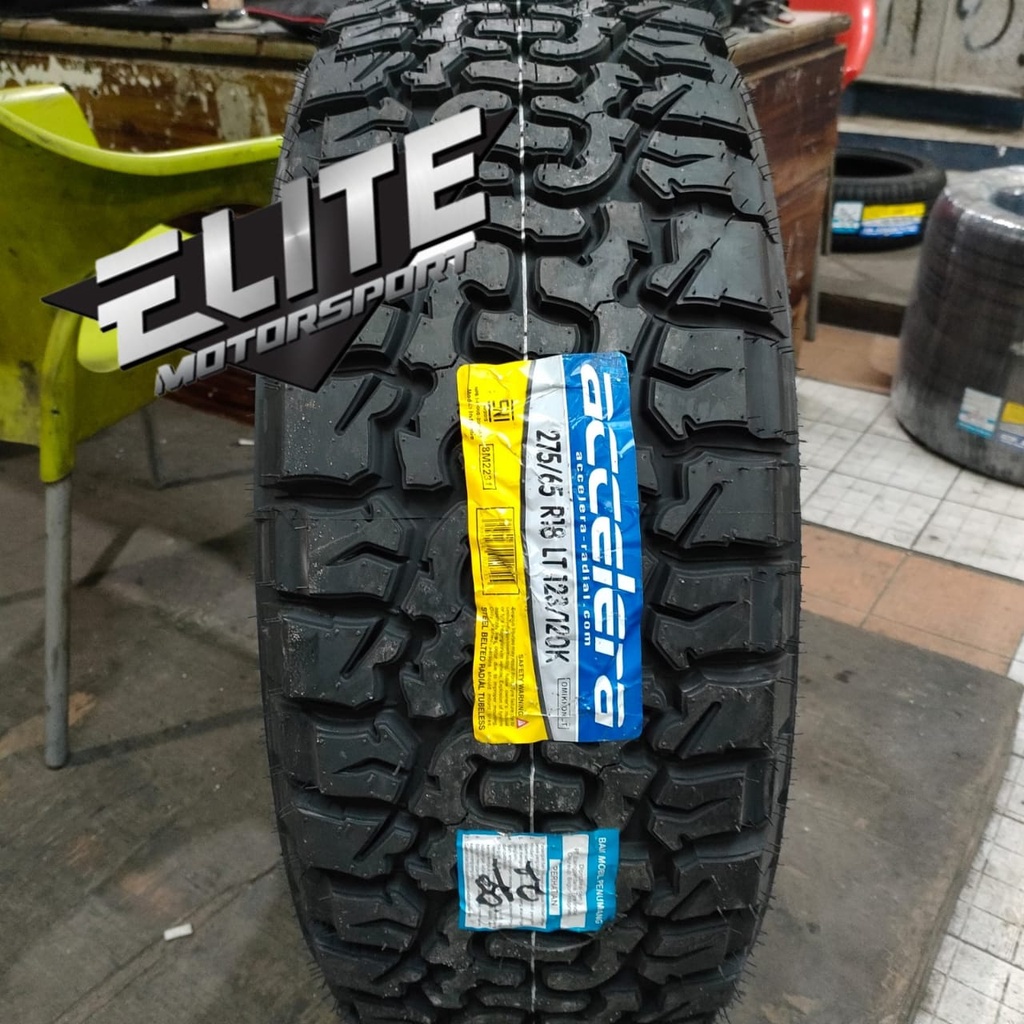 Ban Standar Mobil Pajero Fortuner Ukuran 275 65 R18 ban Tubles Merk Accelera